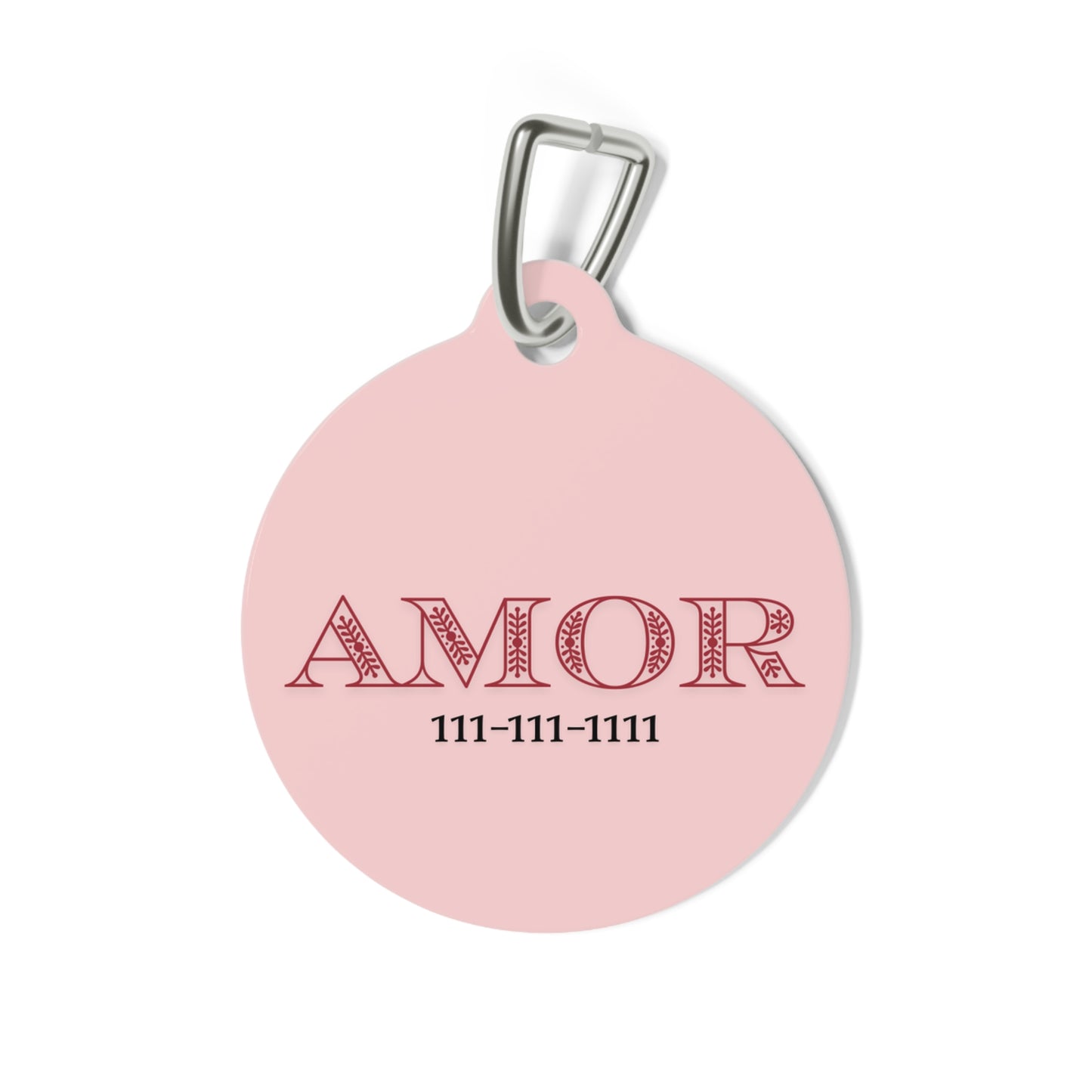 Amor Pet Tag