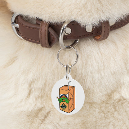 Juice box Pet Tag