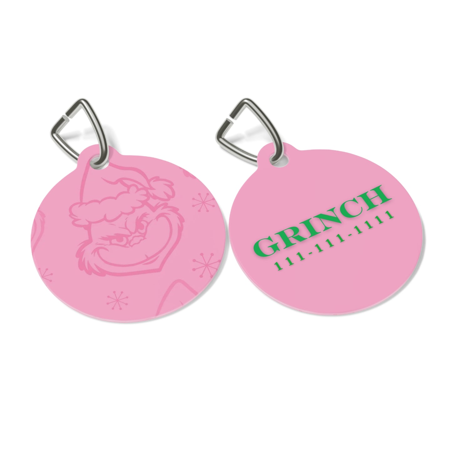 Grinch Pet Tag