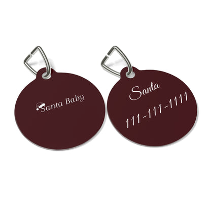 Santa baby Pet Tag