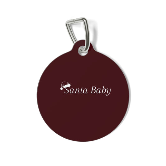 Santa baby Pet Tag