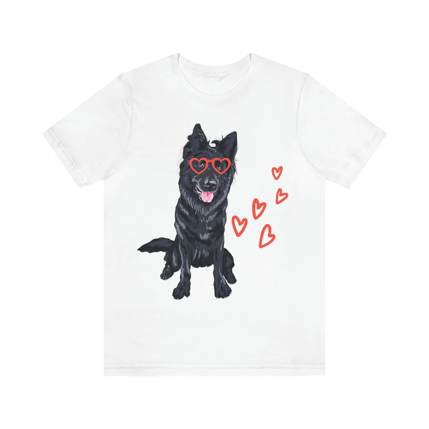 Valentines Day German shepherd Tshirt