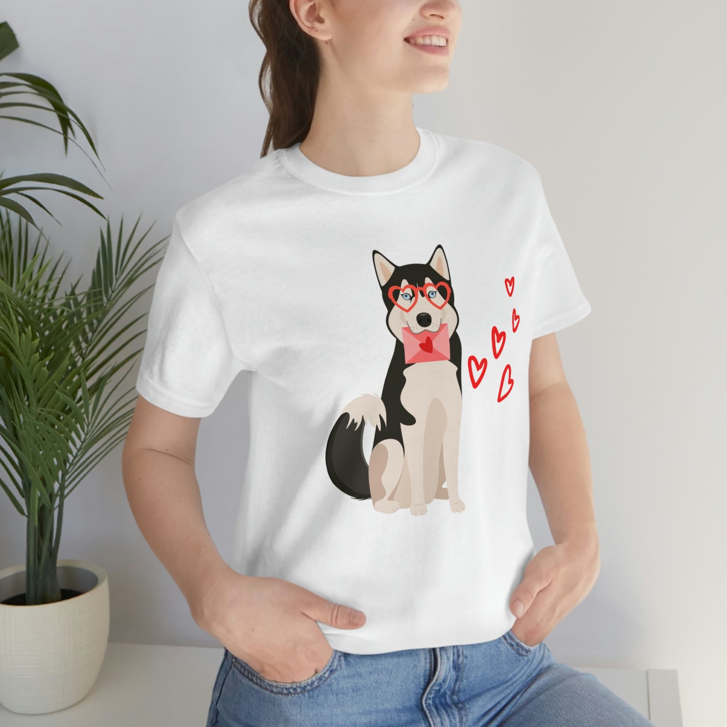 Valentines  Day  husky Tshirt