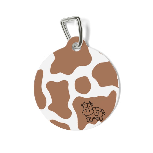 Cow print Custom Pet ID