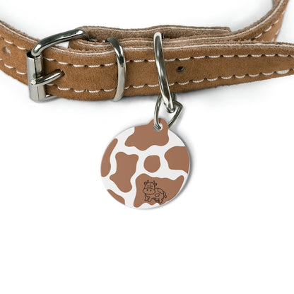 Cow print Custom Pet ID